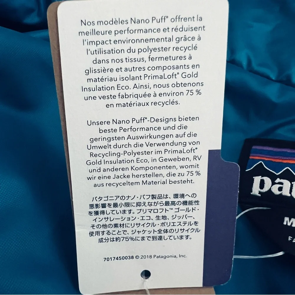 Patagonia / Men’s Nano Puff Jacket Size S, M - Picture 5 of 16
